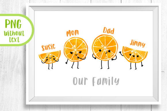 Cartoon Family Portrait Funny Wall Art: A Versatile Illustration for Modern Branding