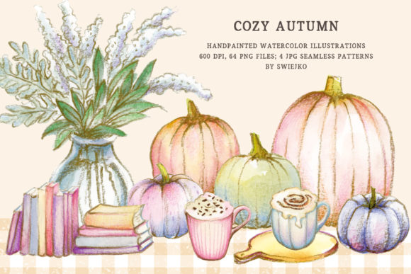 Cozy Autumn - Hand Painted Illustration