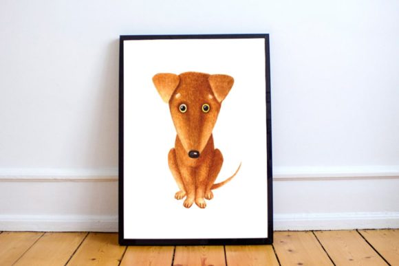 Cute Dog Illustration Clip Art and Illustrations