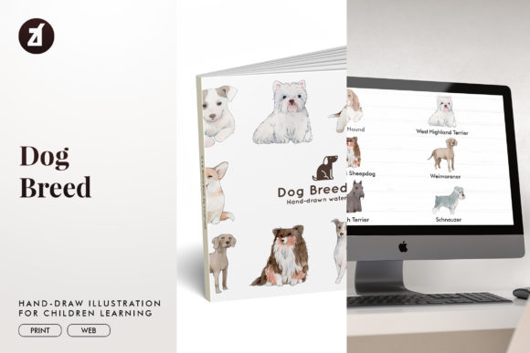 Dog Breed Set 2 Illustrations