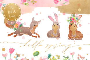 Hello Spring Clipart Set: A Fresh Addition to Local Business Illustrations