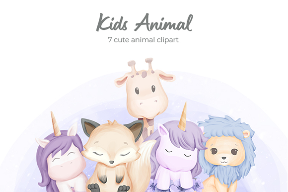 Kids Animal Vol.1 Illustrations