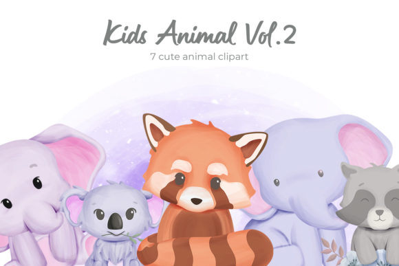 Kids Animal Vol.2 Illustrations