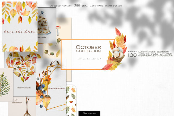 October Collection Illustrations