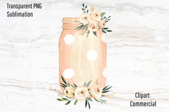 Pink Polka Dot Mason Jar Clipart Png