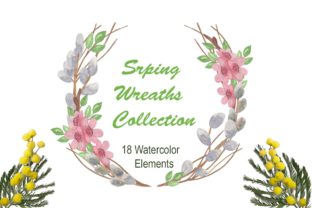 Spring Wreaths Collection: A Fresh Illustration Asset for Creative Projects