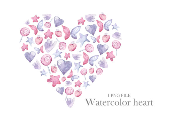 Valentine Love Heart Clipart. Png File
